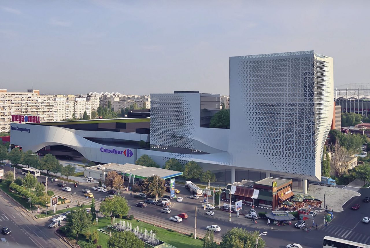 Mega Mall in Bucharest, Romania, with a 220,000 sq. m. built up area and was distinguished as “Building of the Year” at the 2016 CEEQA Gala (Central Eastern European Quality Awards).