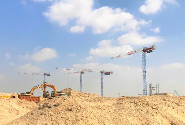 ME Construction News: Raimondi tower cranes build Sharjah’s Aljada mega-project