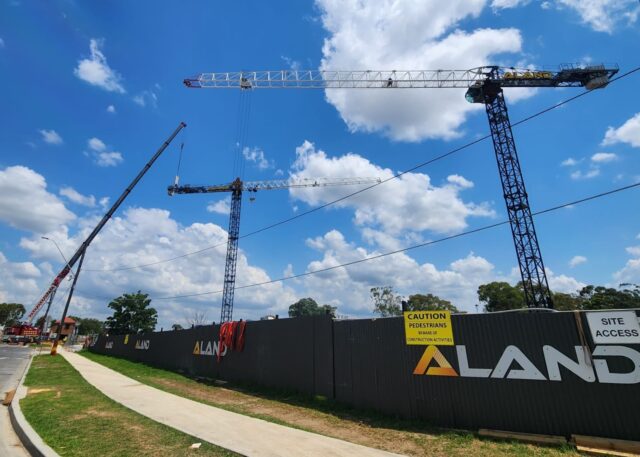 Strictly Cranes installs Raimondi heavy lifting flat-tops for new residential development